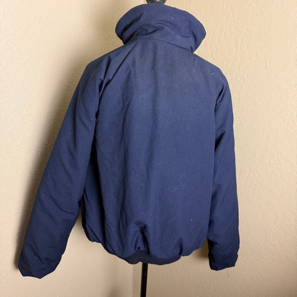US Navy Shipboard Cold Weather Jacket Mens XL Navy Blue Flame Resistant Hooded